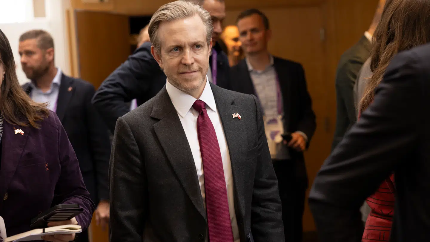 Den amerikanske ambassadør Ken Howery deltager i konferencen Future Greenland konferencen i Nuuk, Grønland.