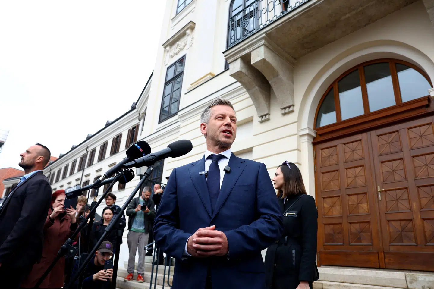 Ungarns premierminister, Péter Magyar, og hans parti, Tisza, vandt en storsejr over Viktor Orbán ved valget i april. Regeringspartiet vil nu forsøge at ændre forfatningen, så Orbán ikke kan blive premierminister igen. (Arkivfoto).