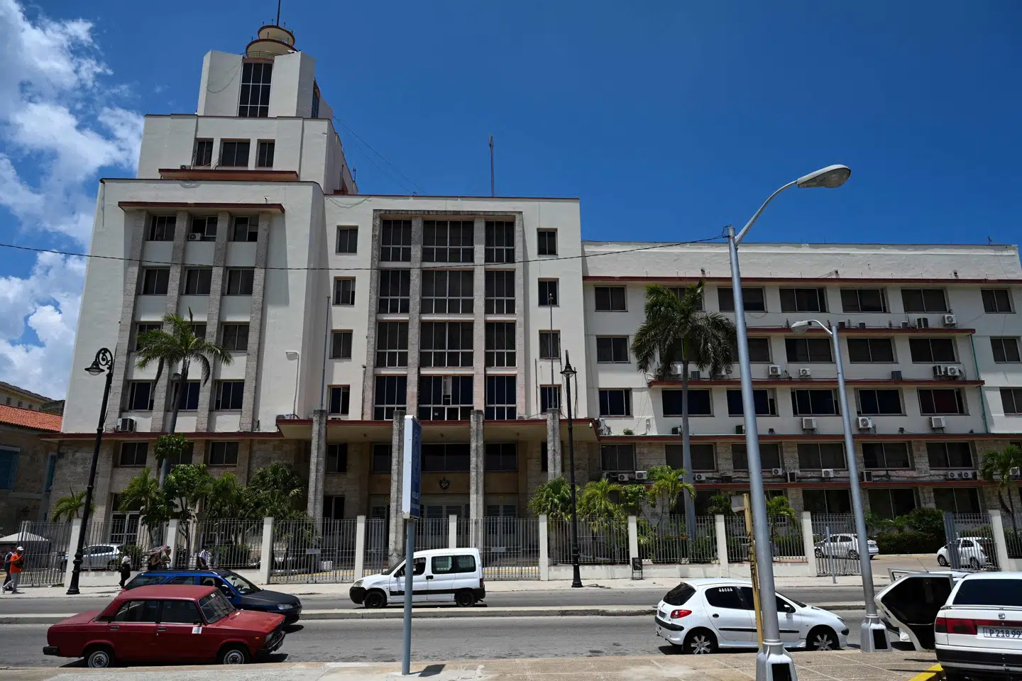 Her holder det magtfulde militærdrevne konglomerat GAESA til i Cubas hovedstad, Havana. USA har anholdt topchefens søster i Miami. (Arkivfoto).