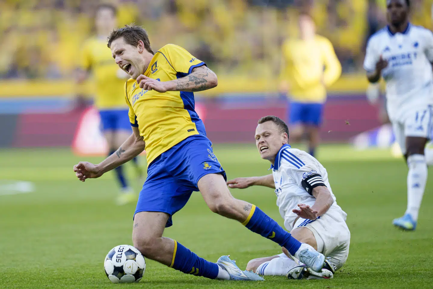 Nicolai Vallys strålede af skuffelse efter nederlaget til FCK torsdag.