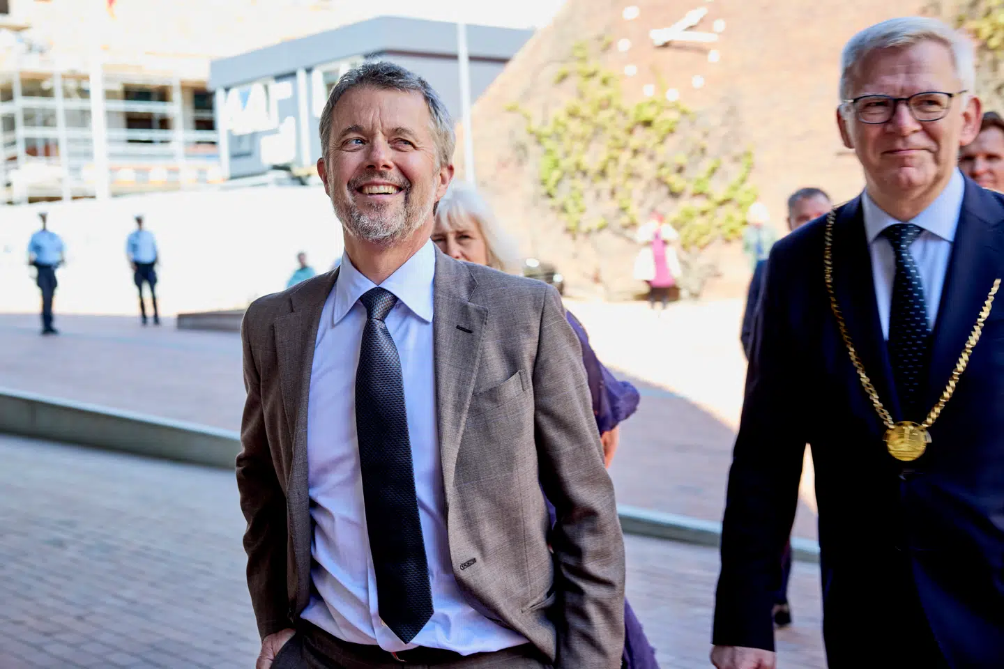 Torsdag var kong Frederik tilbage i Smilets by, da han deltog i den officielle åbning af Aarhus Universitetsbyen.