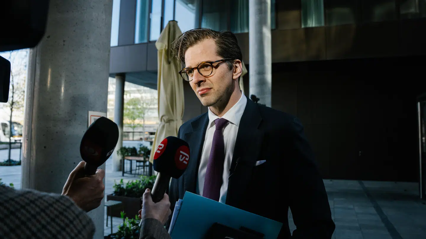Arkivfoto af partilederen for Liberal Alliance, Alex Vanopslagh.