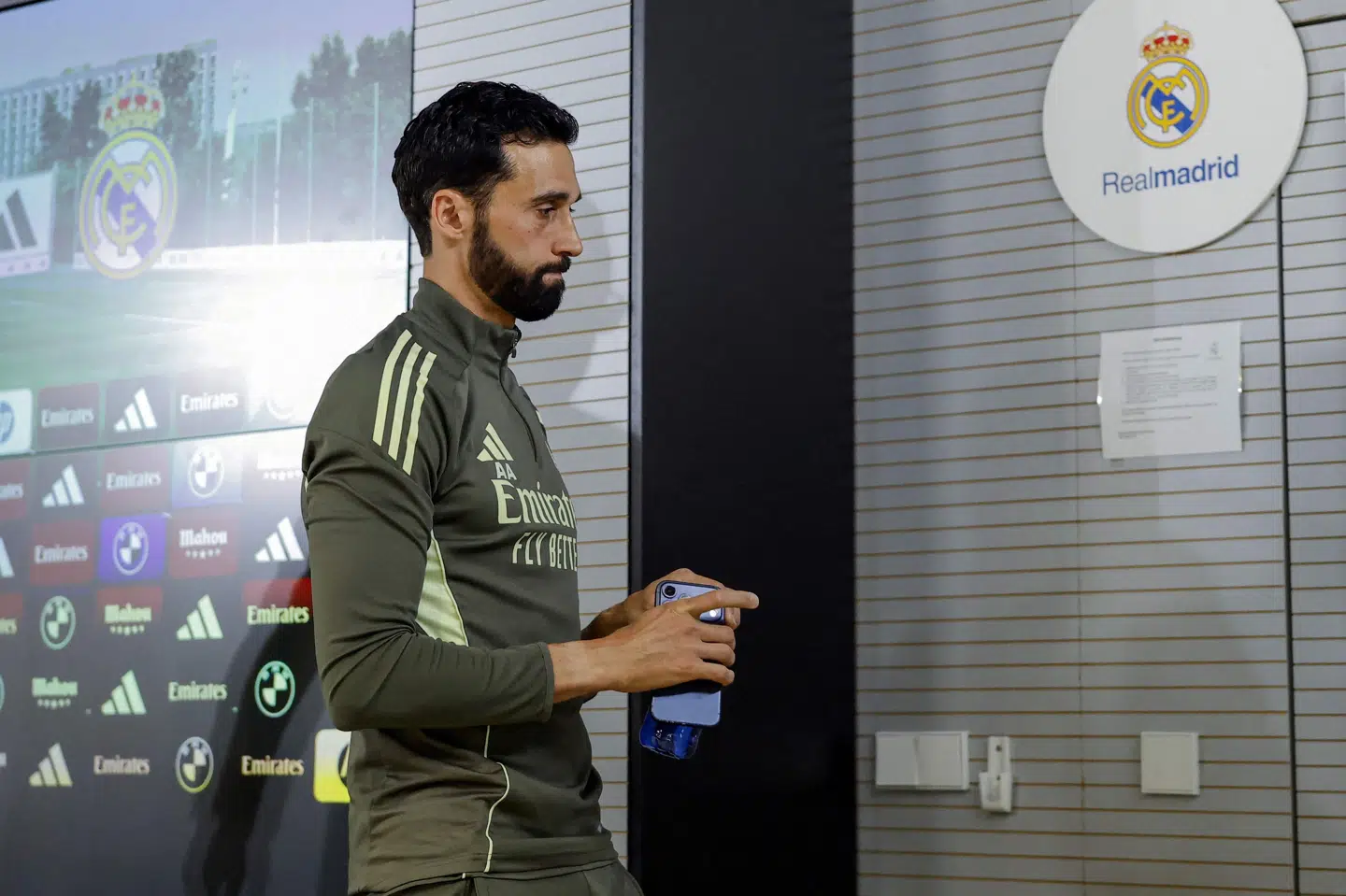 Lørdagens kamp mod Athletic Bilbao i La Liga bliver den sidste med Alvaro Arbeloa i spidsen for Real Madrid i denne omgang. (Arkivfoto).