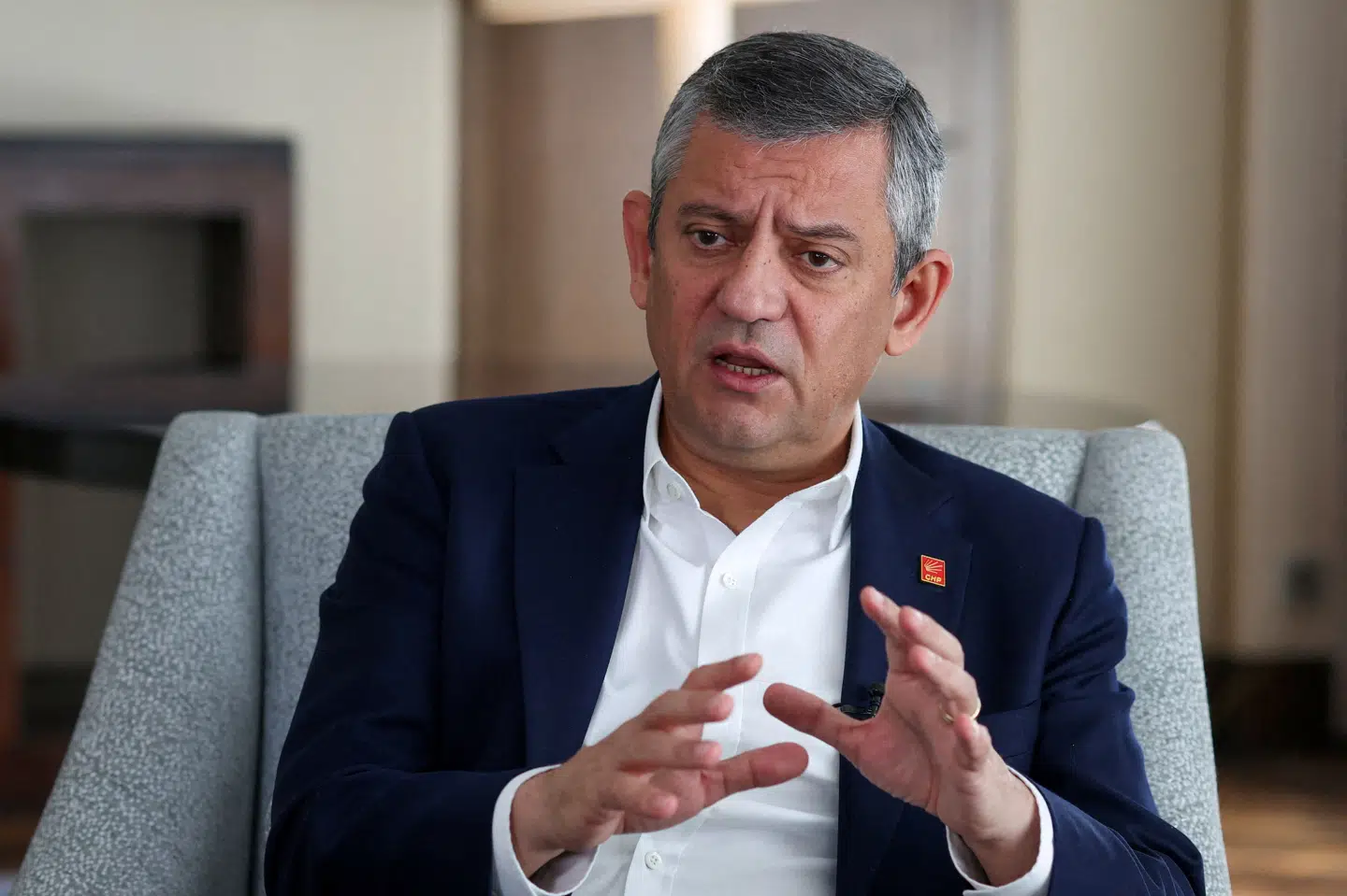 Ozgur Ozel, der er leder af det tyrkiske oppositionsparti CHP.