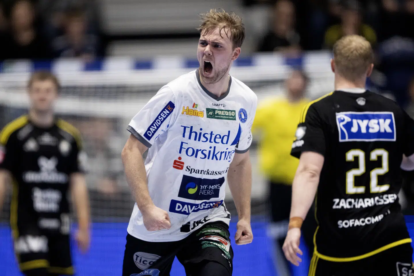 Mors-Thy Håndbold spiller lørdag anden semifinalekamp på hjemmebane mod Aalborg Håndbold, efter at man onsdag tabte første kamp til nordjyderne med 21-40. (Arkivfoto).
