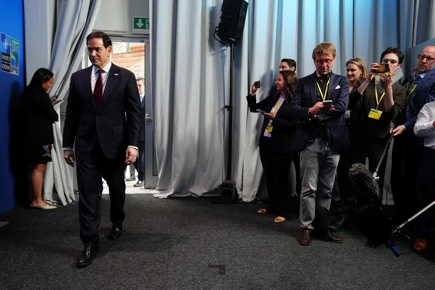Udenrigsminister Marco Rubio var dagens hovedperson til NATO-mødet. Ville han skælde de europæiske alliancepartnere endnu mere ud end tidligere? Dagen blev præget af en kritisk diplomatisk tone.