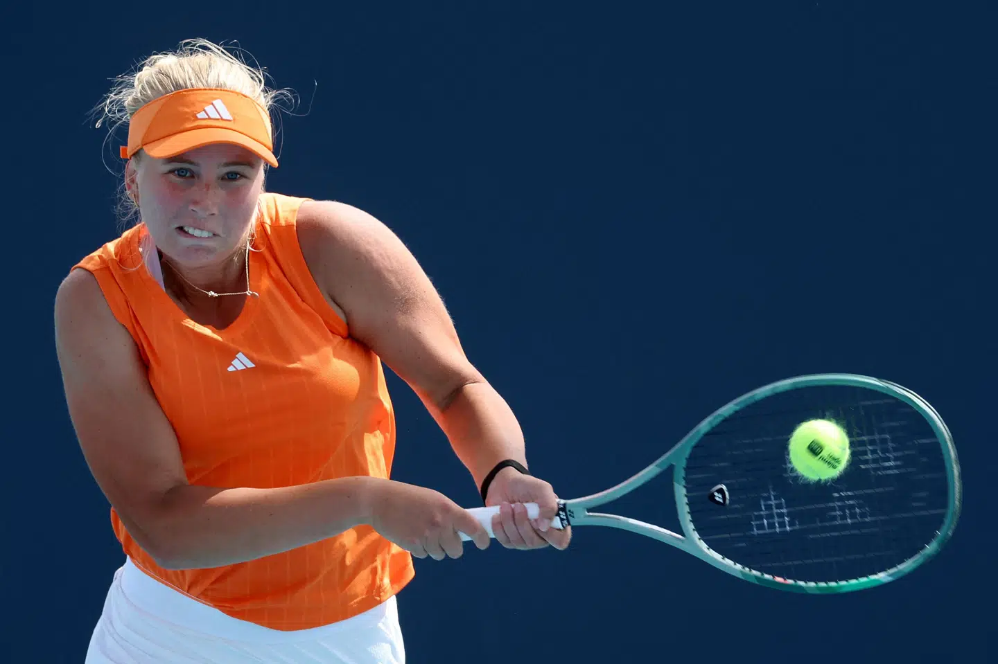 Clara Tauson måtte udgå fra Miami Open med en skade i marts. I maj er hun tilbage på banen og stiller op til French Open. (Arkivfoto).