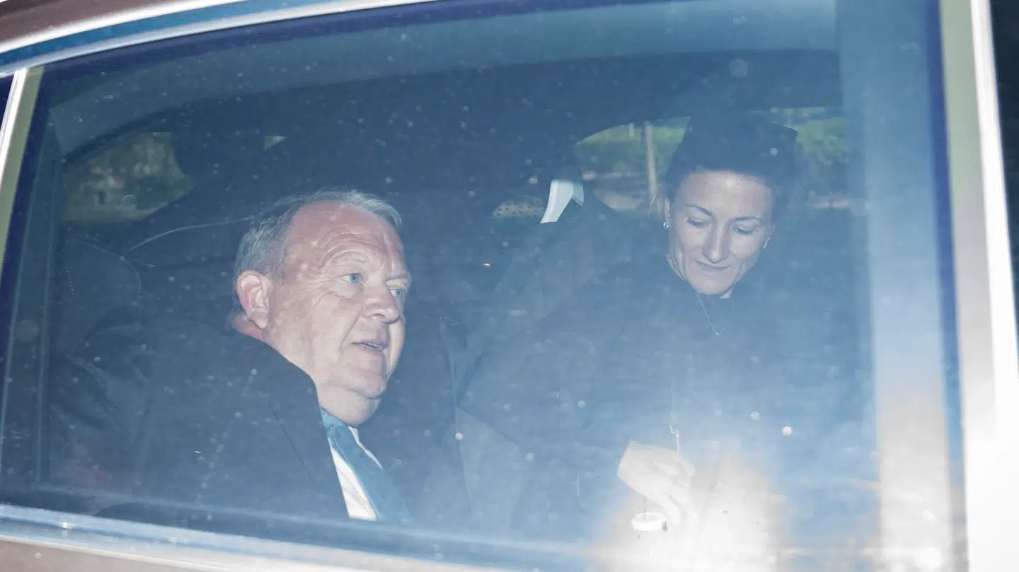 Formand for Moderaterne Lars Løkke Rasmussen efter regeringsforhandlinger på Hotel Scandic Spectrum i København fredag den 22. maj 2026.
