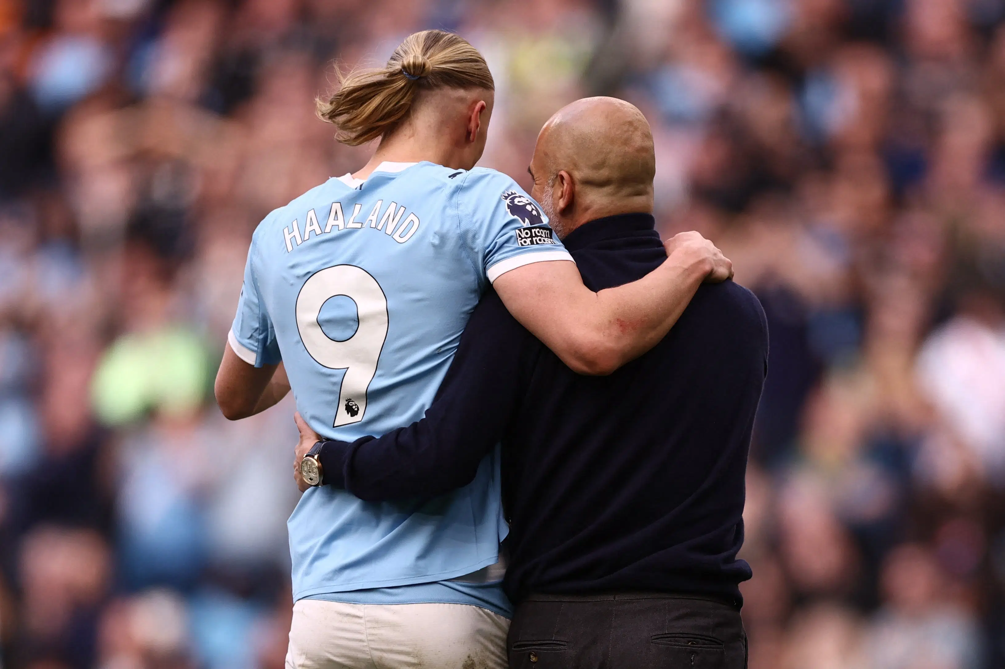 Haaland deler afskedshilsen til Guardiola: Vil savne peptalks