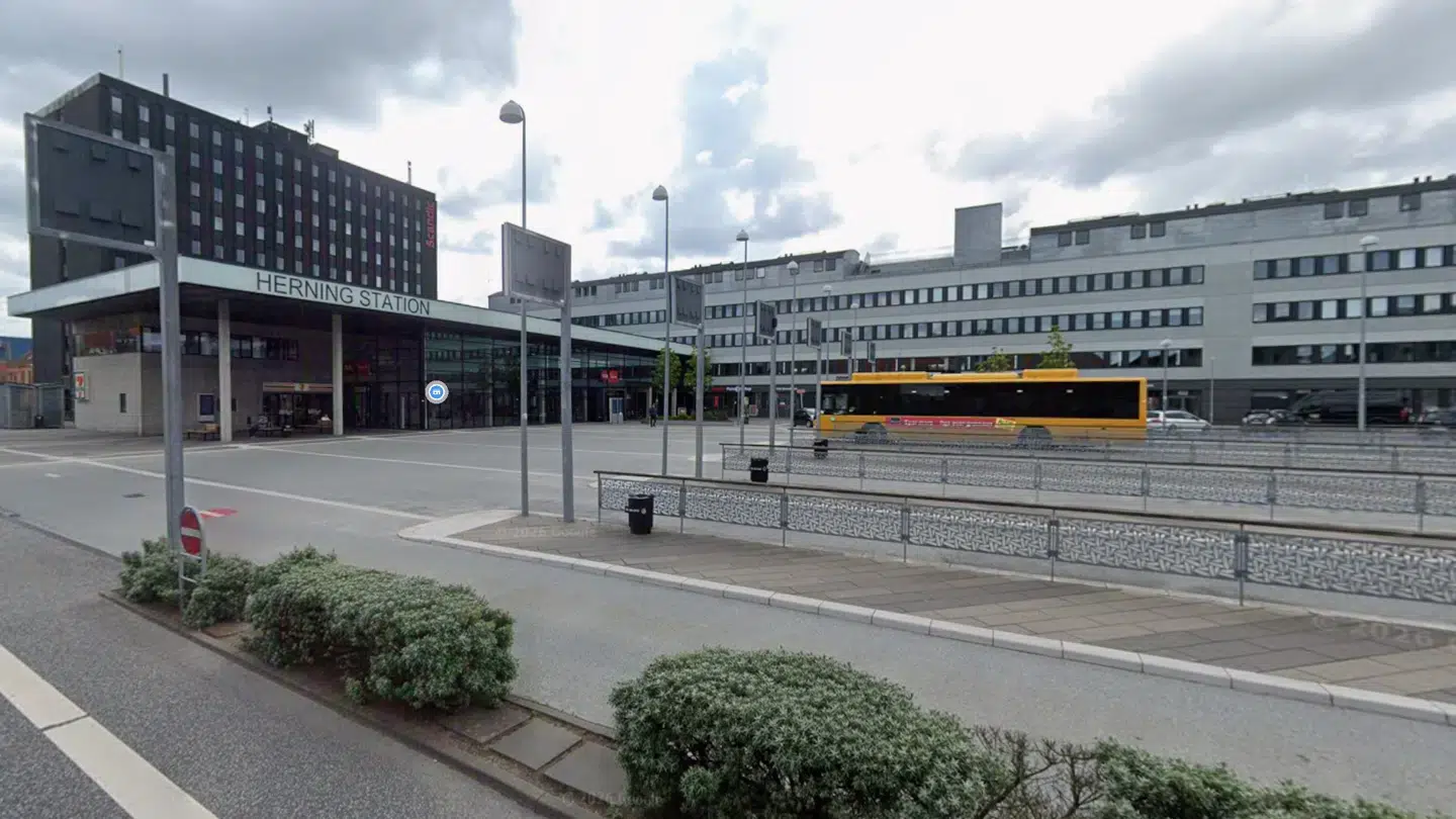 Banegården i Herning.
