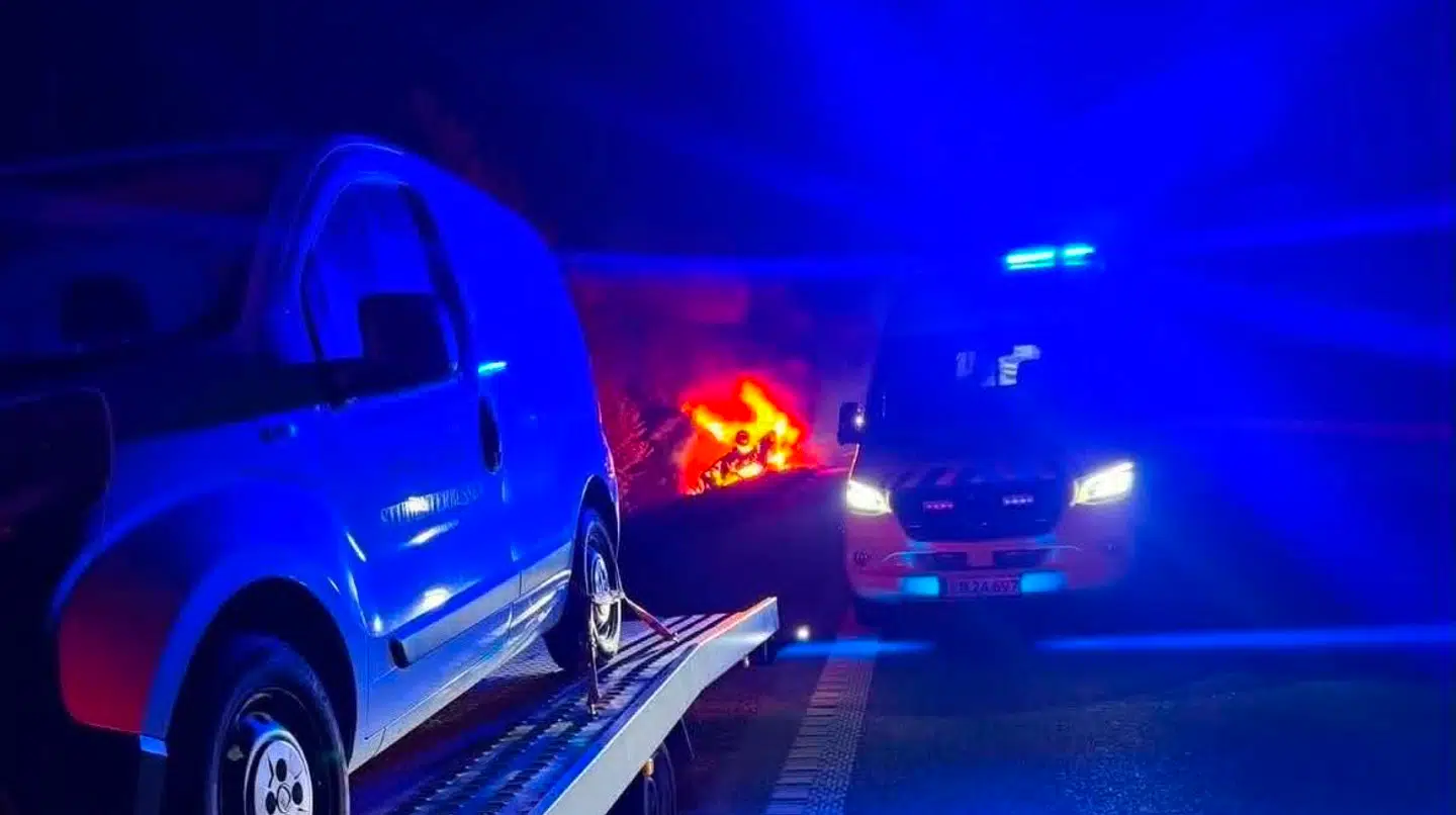 Efter ulykken ankom der både politi og ambulancer til stedet, fortæller Erik Puggaard.