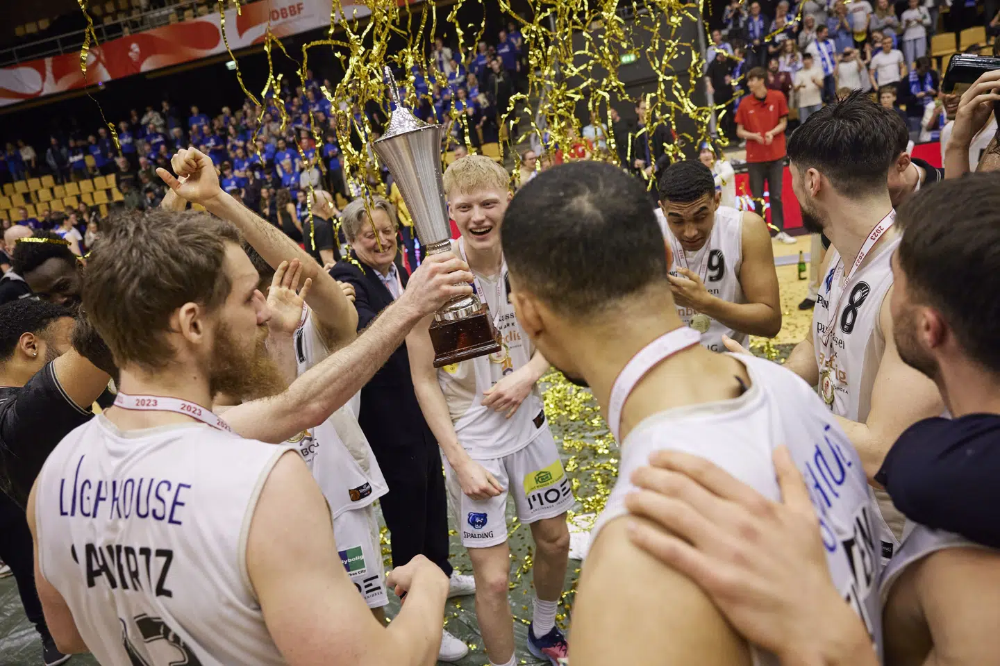 Bakken Bears kan tage den tiende DM-titel i træk mandag. (Arkivfoto).