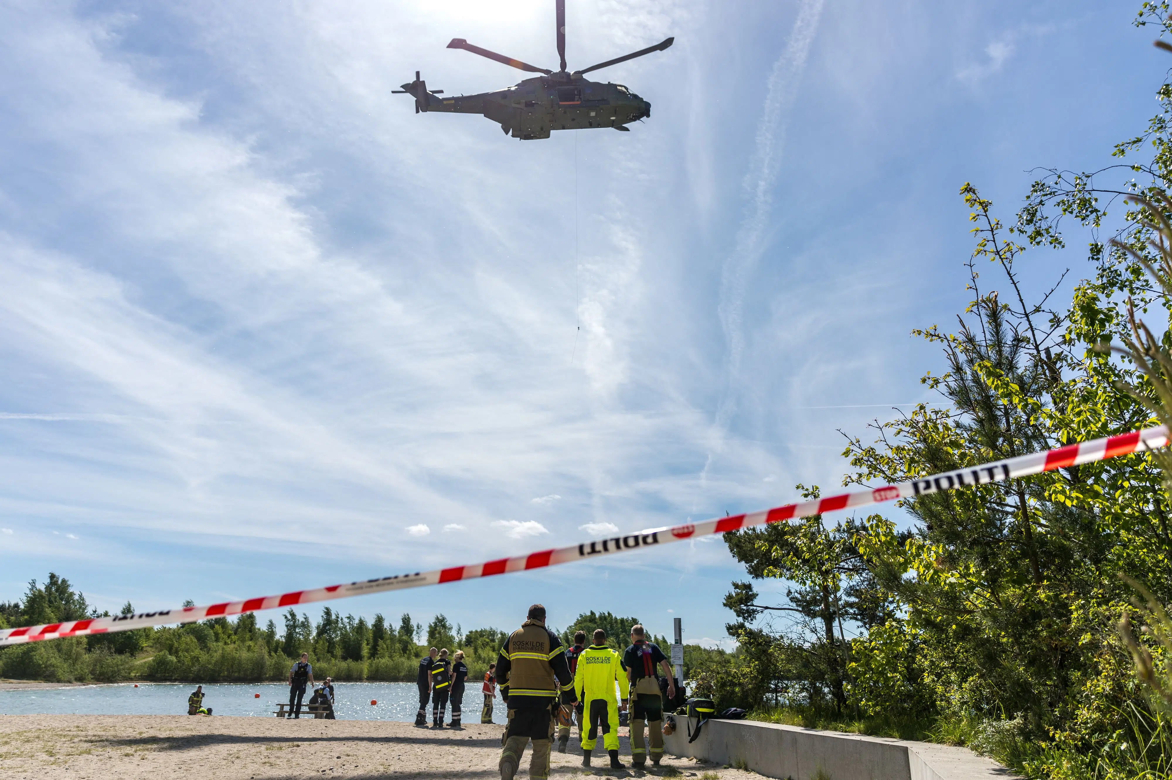 Politiet rykker ud til to anmeldelser om drukneulykker ved Roskilde