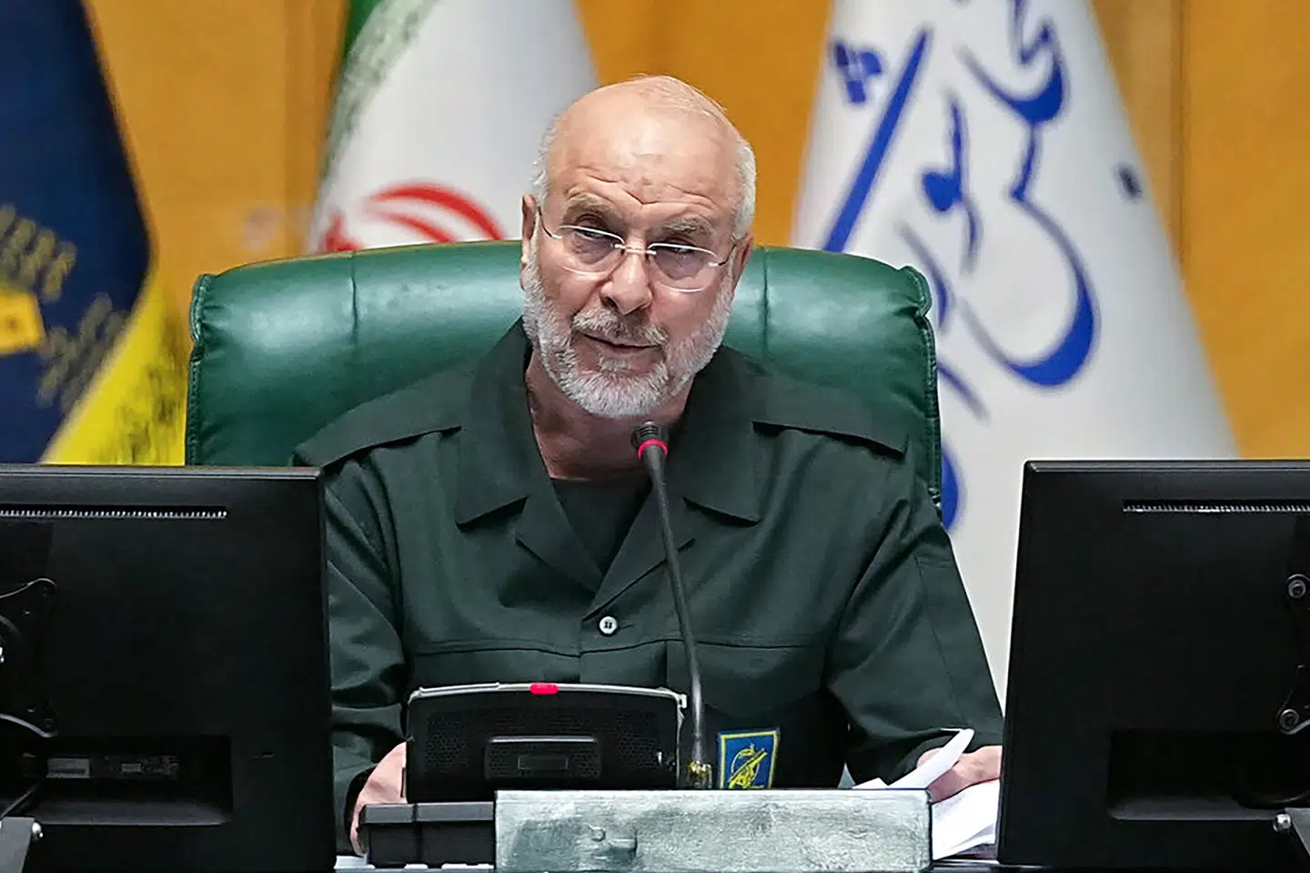 Irans topforhandler og parlamentsformand, Mohammad Baqer Qalibaf, er mandag i Qatar. (Arkivfoto).