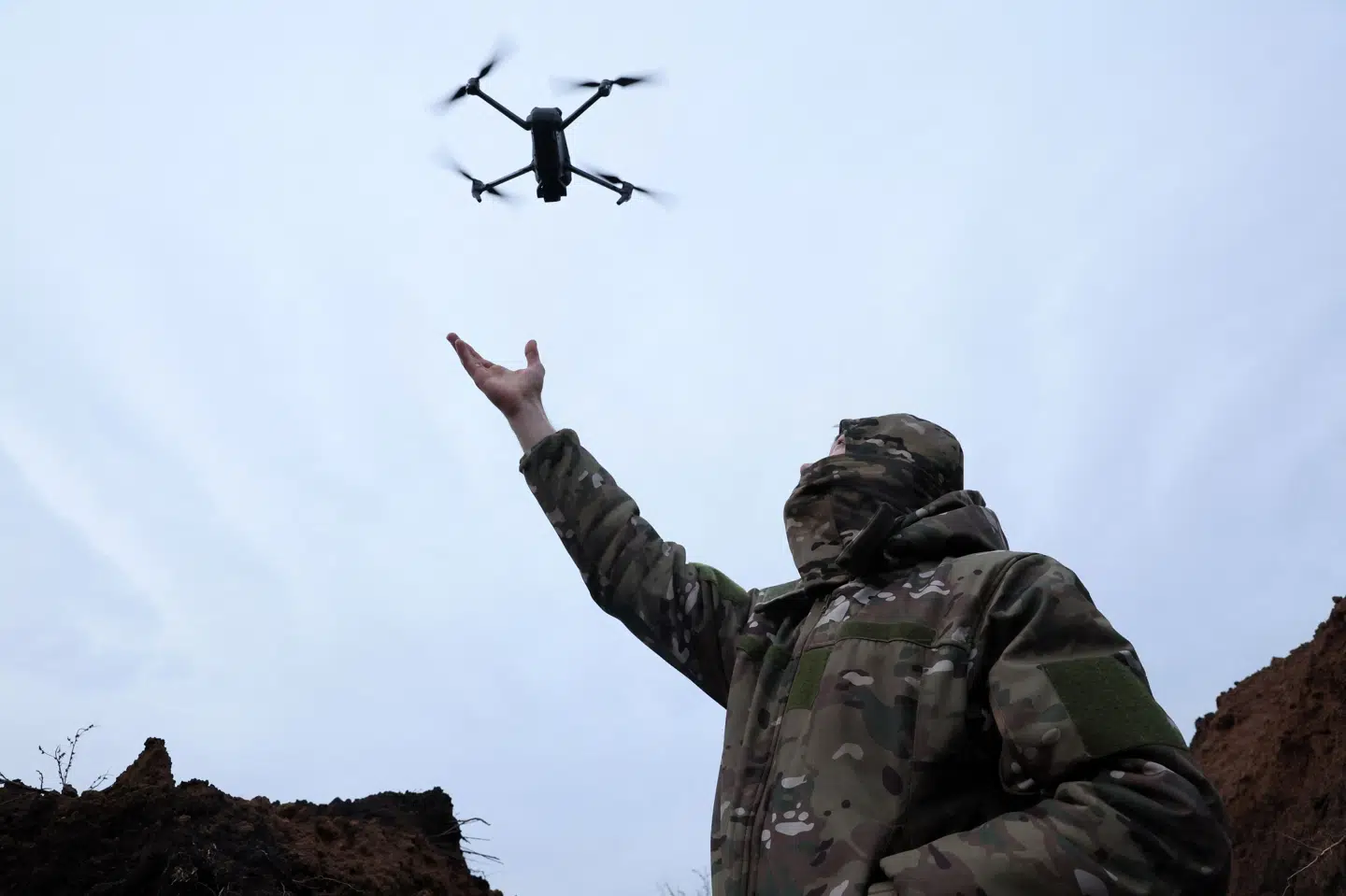 Danmark samarbejder tæt med Ukraine for at blive klogere på fremtidens kampplads. På billedet ses en ukrainsk soldat. (Arkivfoto).
