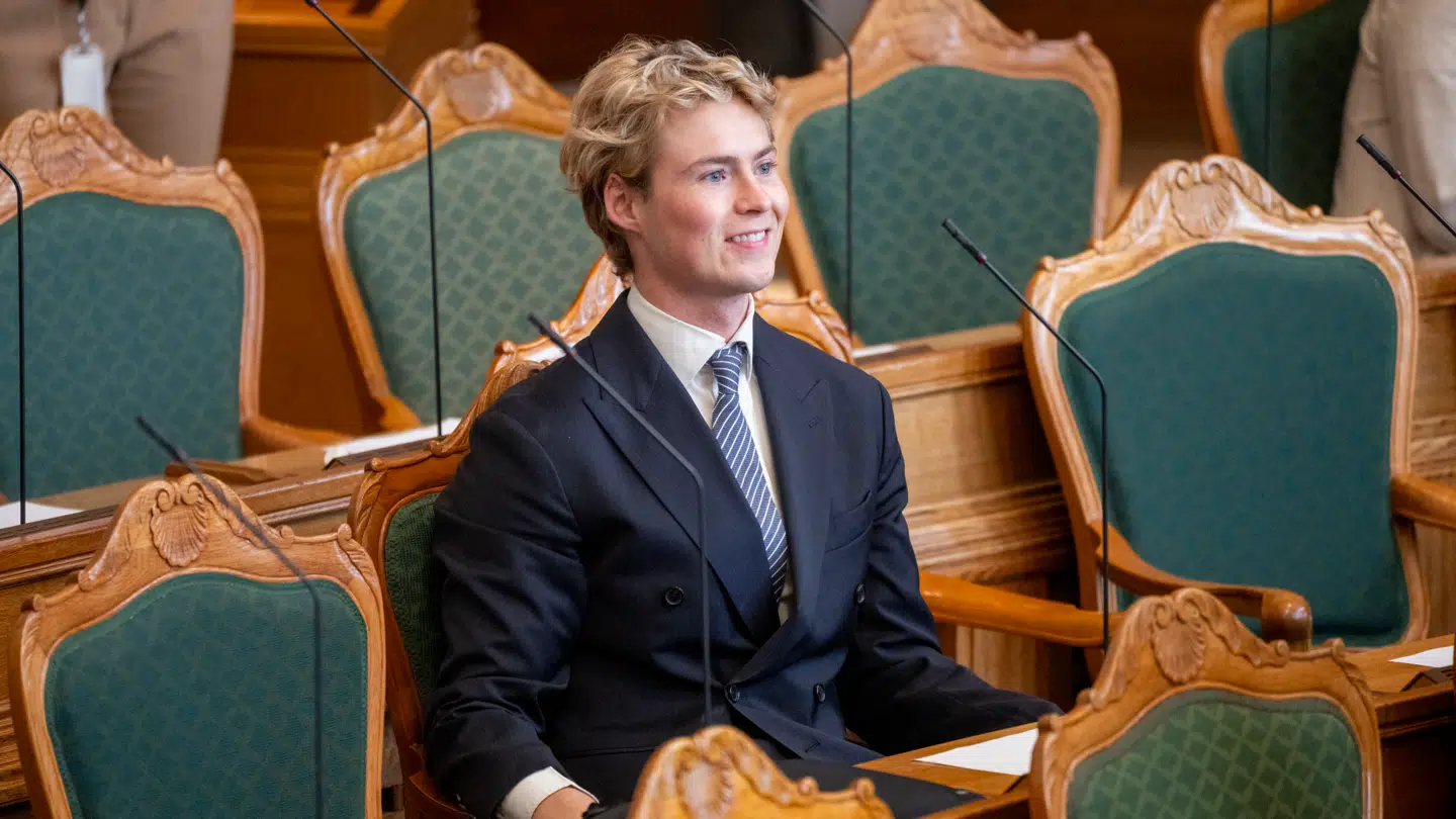 Liberal Alliances Mads Strange (LA) blev for første gang valgt ind i Folketinget i marts.