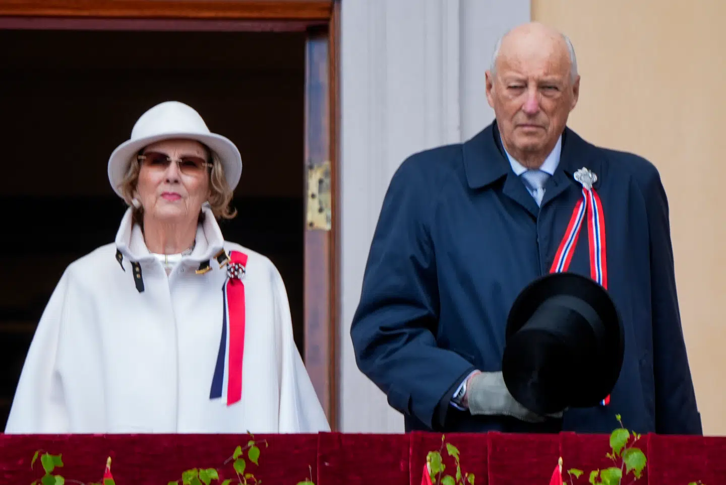Kong Harald og Dronning Sonja til Norges nationaldag 17. maj