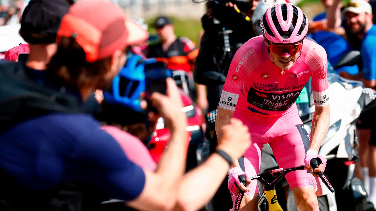 Jonas Vingegaard smadrede igennem på de sidste meter af tirsdagens etape.