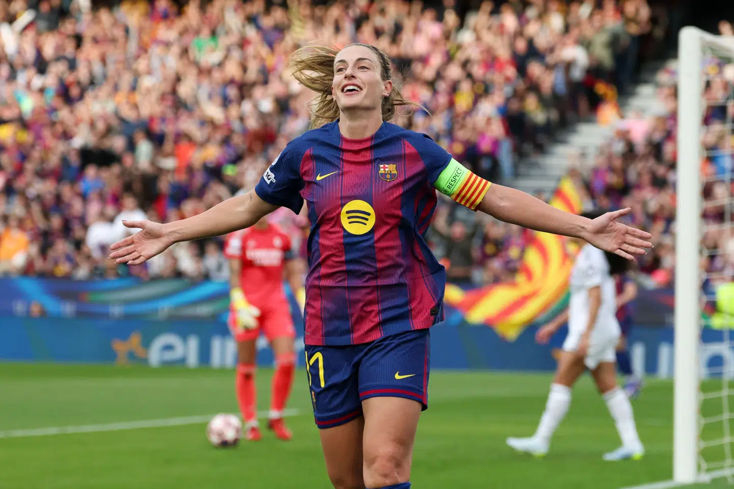 Alexia Putellas har været en af verdens bedste kvindelige fodboldspillere i sin tid i Barcelona, men hun siger nu farvel efter 14 år. (Arkivfoto).