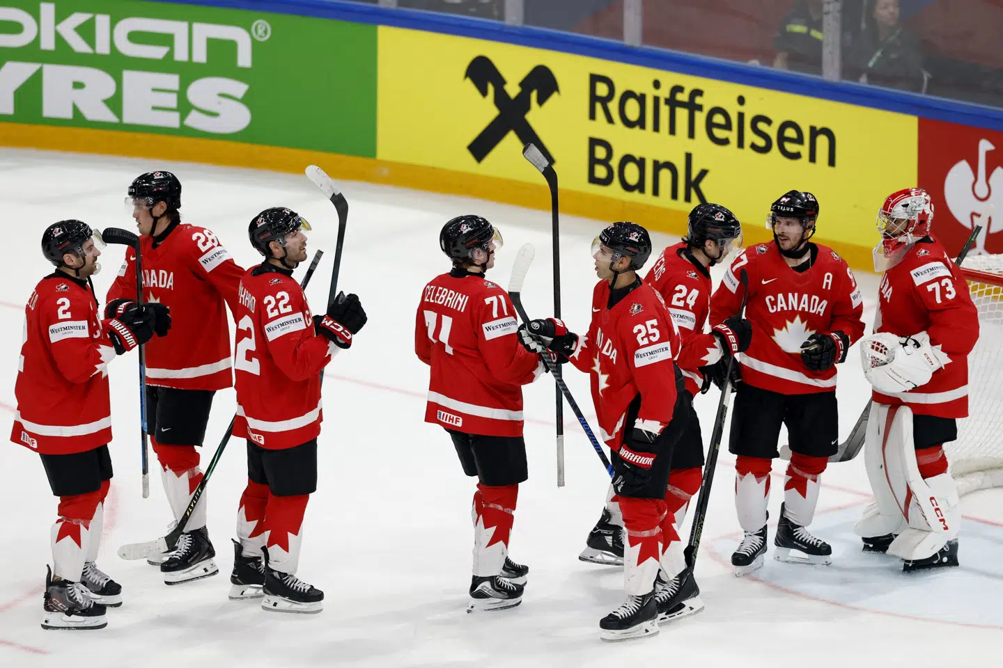 Canada vandt sidste gruppekamp ved ishockey-VM mod Tjekkiet. I kvartfinalen venter USA.