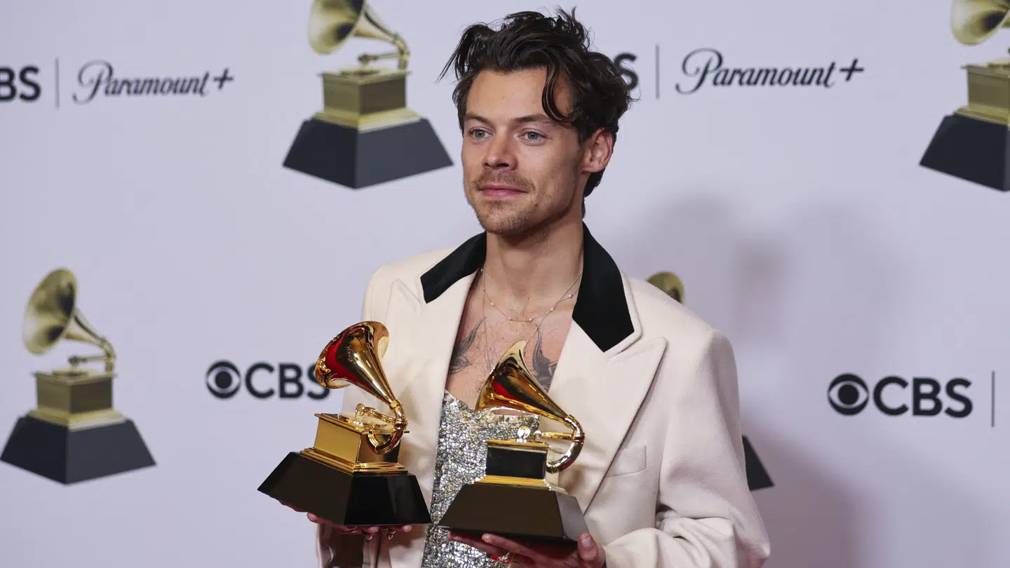 Harry Styles vandt en pris for årets album ved Grammy Awards i Los Angeles i 2023.
