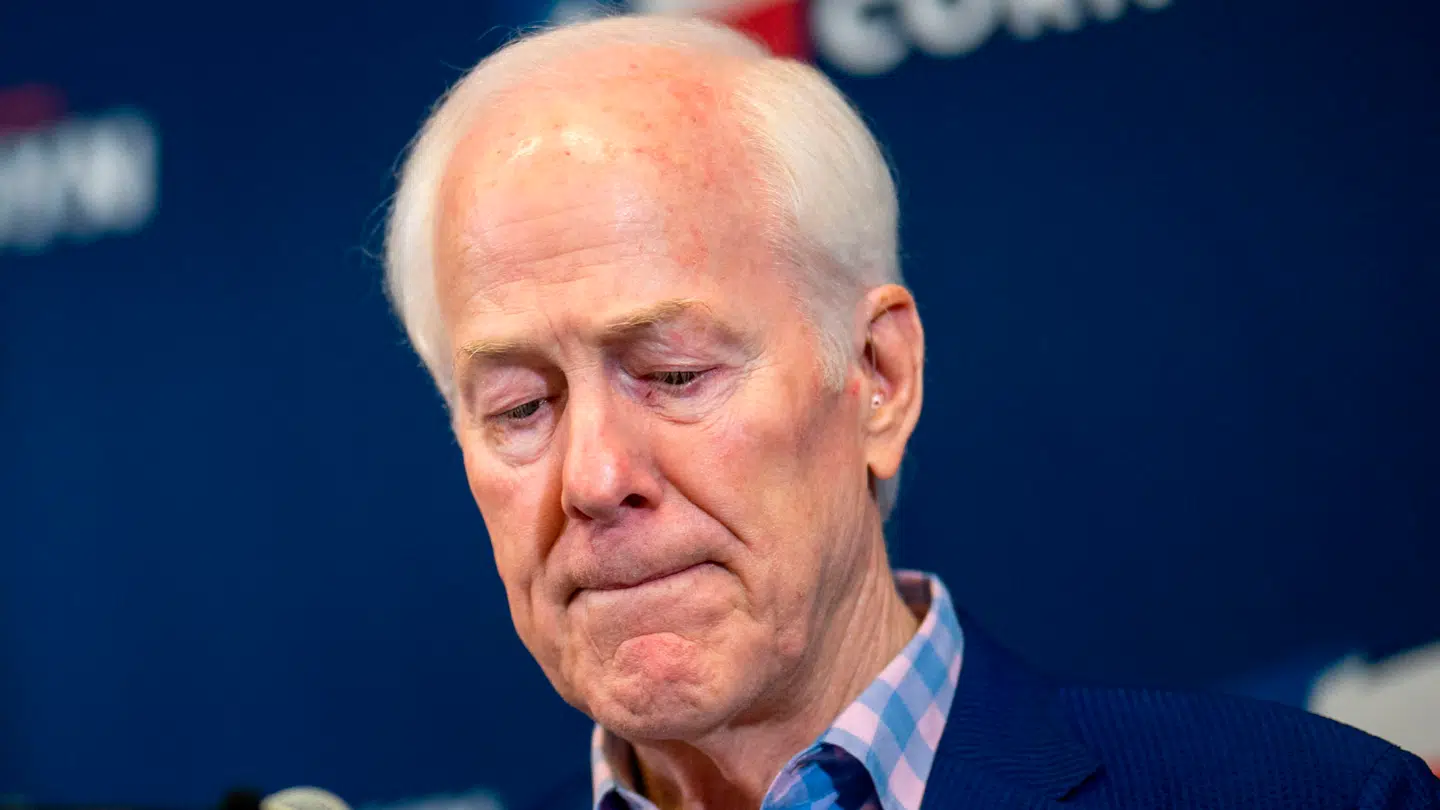 John Cornyn har siddet i Senatet siden 2002, men ved årets udgang vil det være slut på grund af nattens resultat.,