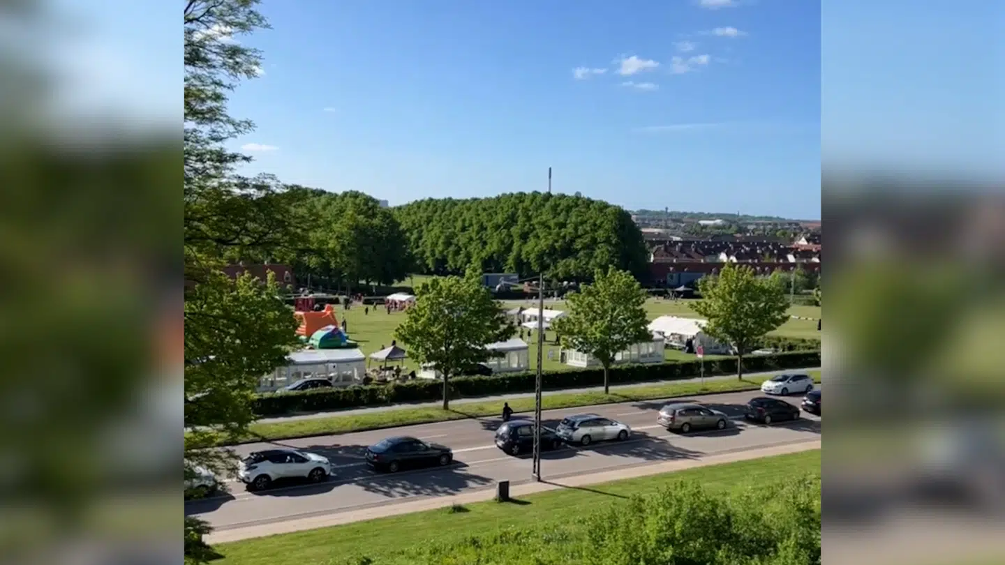 Screenshot fra video af onsdagens bønnekald. Se videoen længere nede i artiklen.