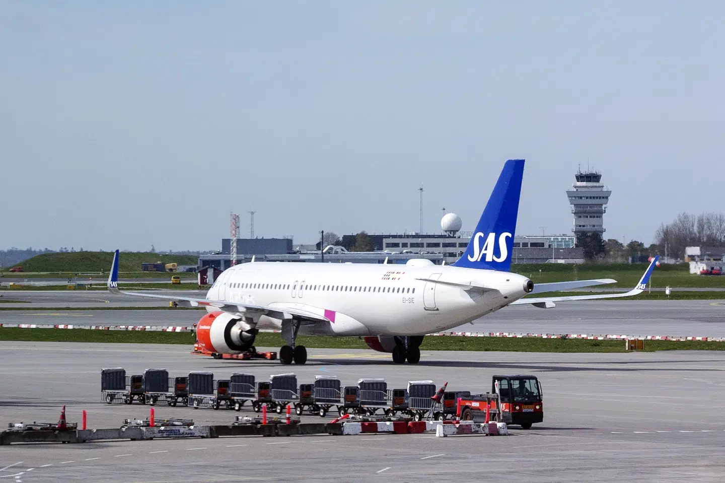 SAS kommer ikke til at flyve mellem Nuuk og København hen over sommeren. Ruten er en sommerrute og blev åbnet i 2025. (Arkivfoto).