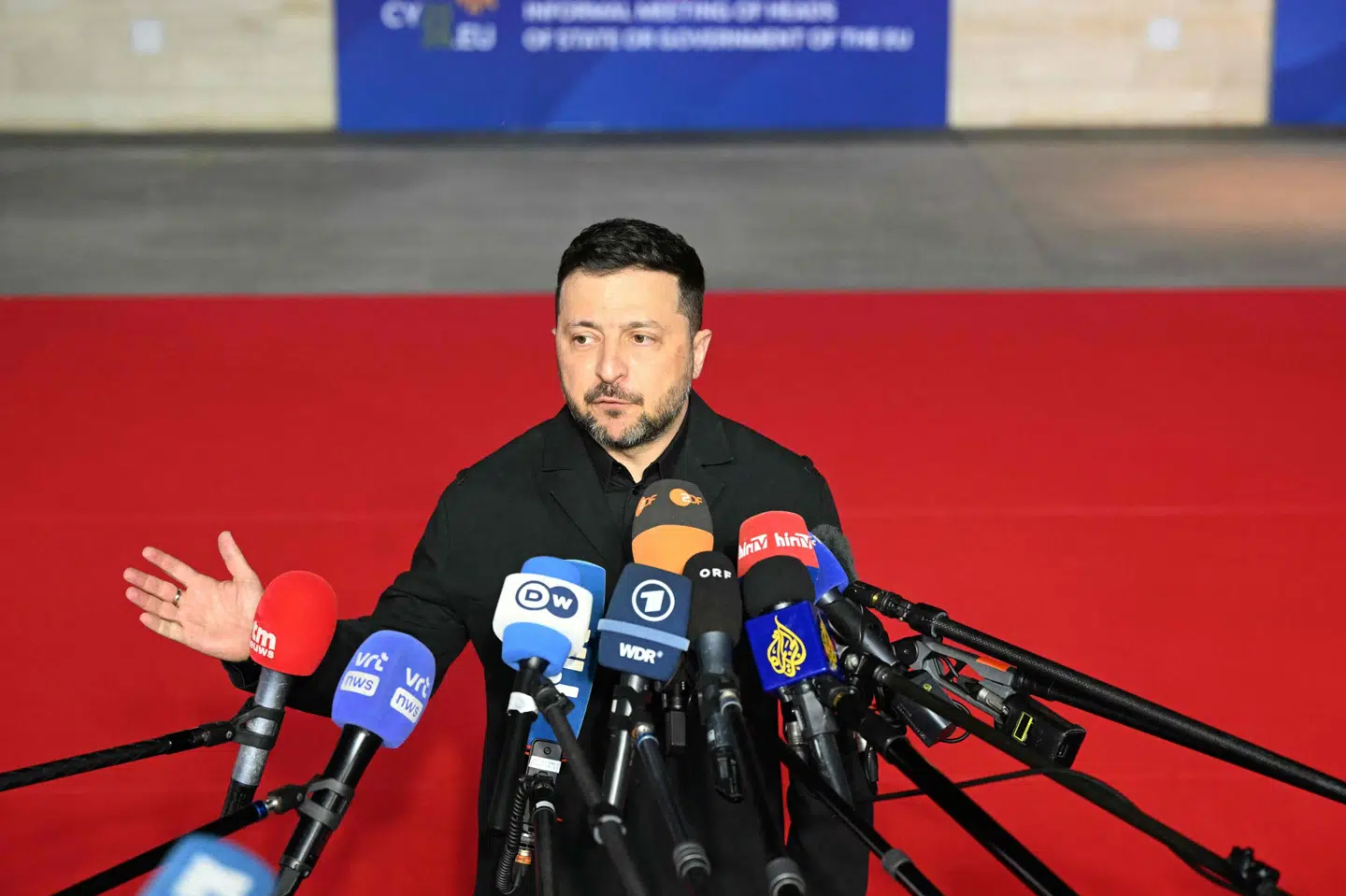 Ukraines præsident har torsdag fremsat et lovforslag om ratificeringen af EU-lånet, som et flertal i parlamentet i Kyiv få timer senere har godkendt. (Arkivfoto).