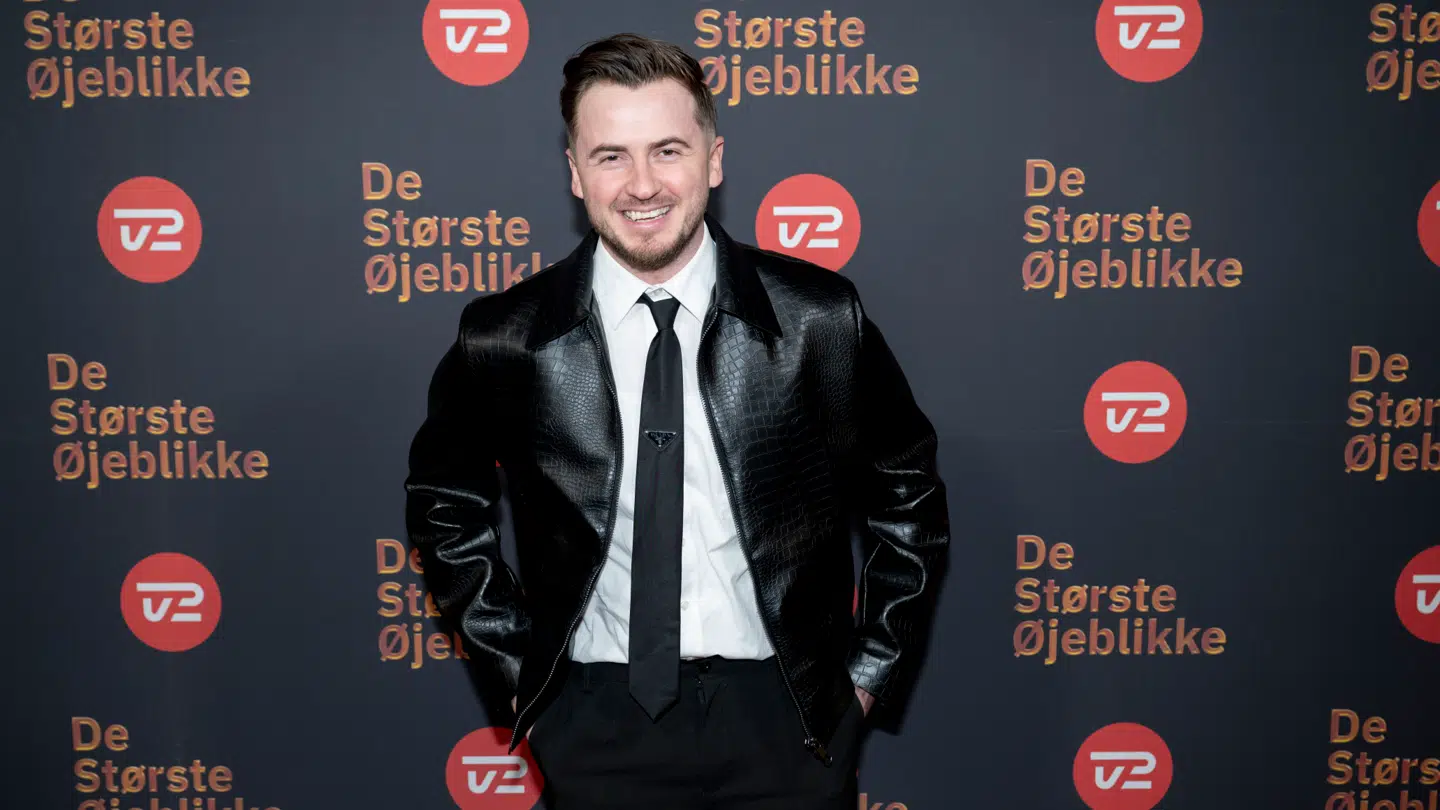 Jimilian til TV 2-showet 'De største øjeblikke' i 2024.