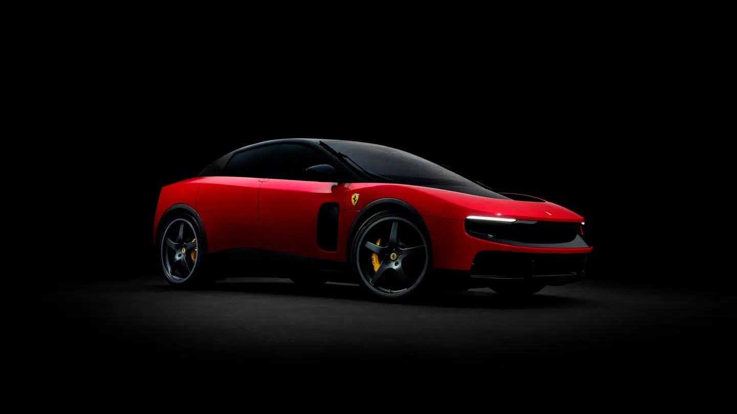 Ferrari Luce er opkaldt efter det italienske ord for lys, og blev lanceret i Rom mandag.