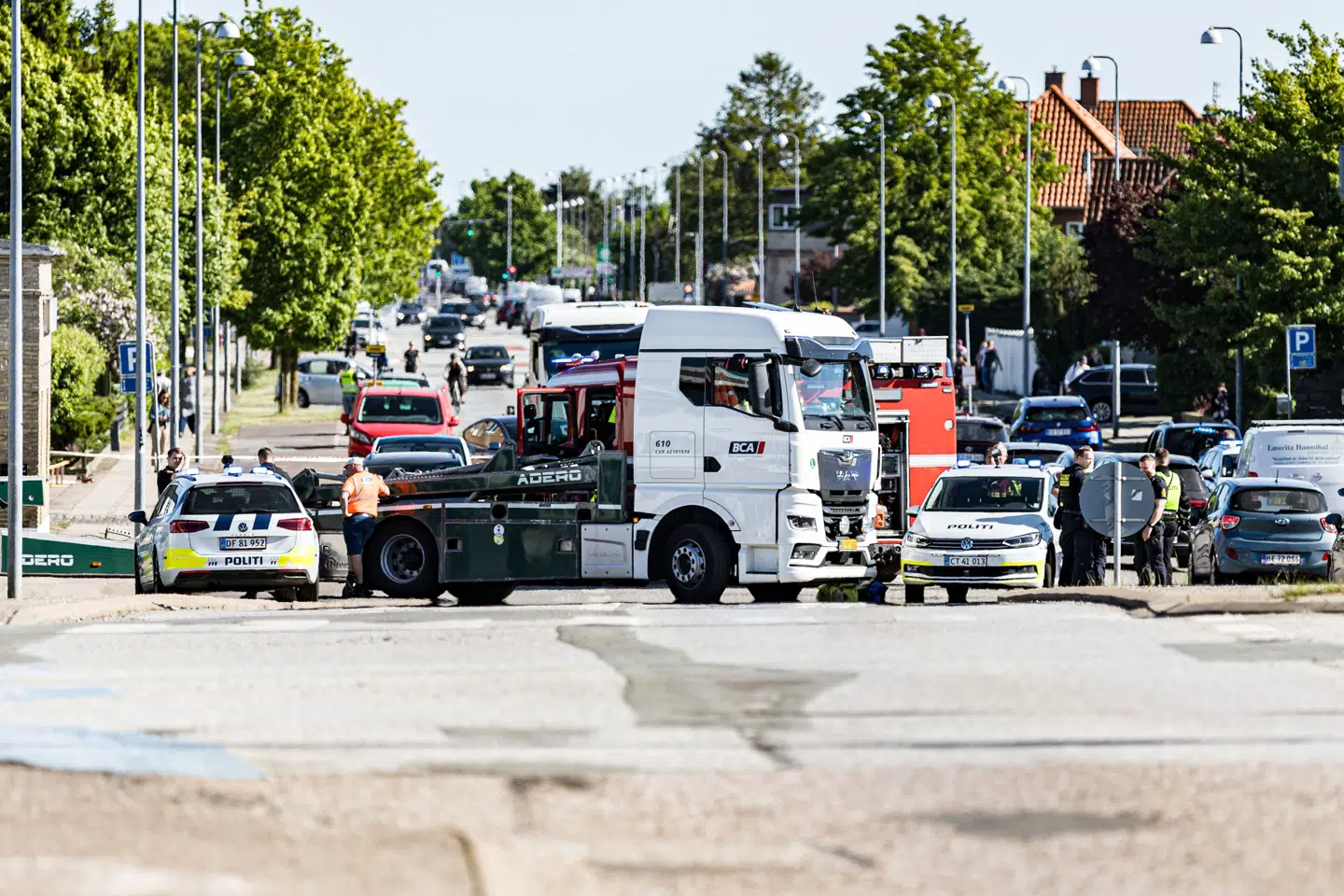 Trafikken har været påvirket af ulykken på Amager Landevej på Amager i København torsdag eftermiddag.