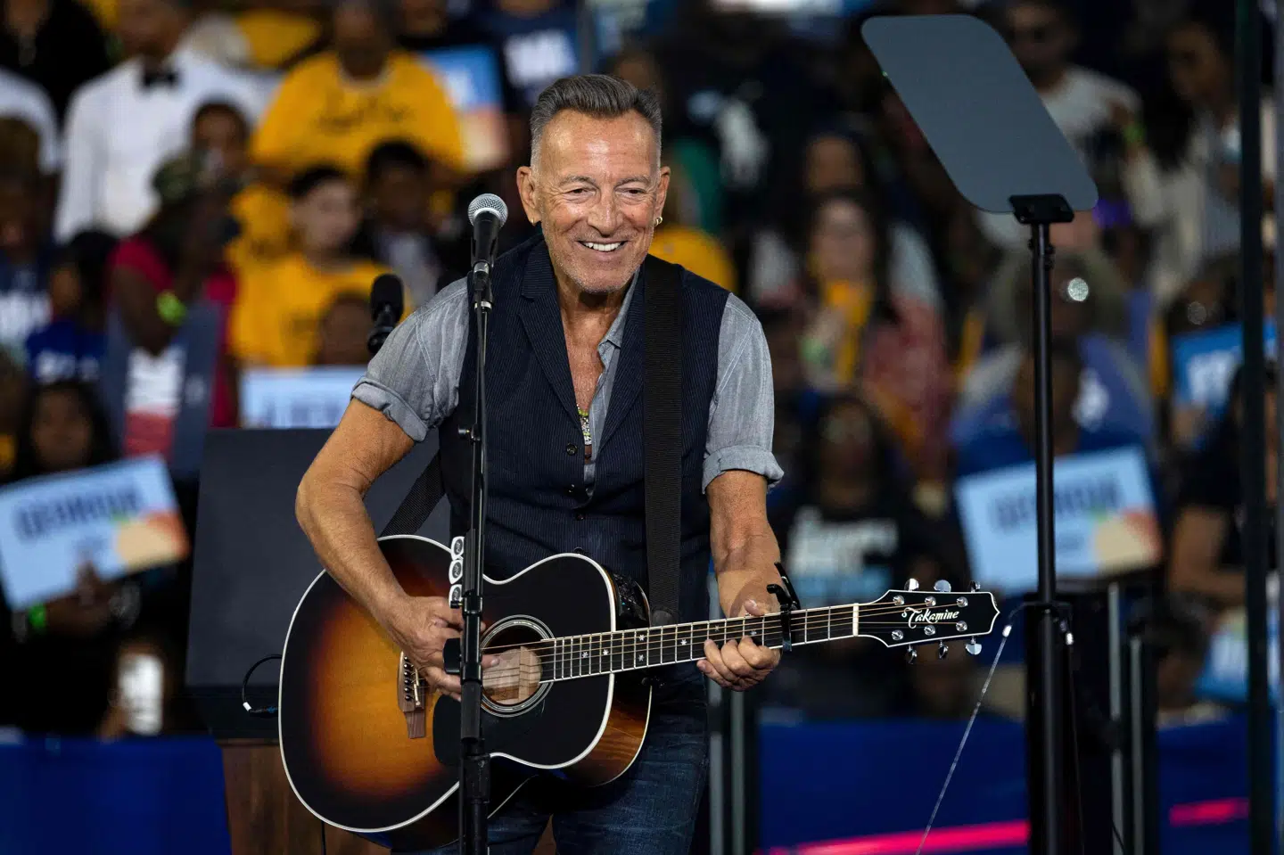 Bruce Springsteen optræder på festivalen Power to the People senere på året. (Arkivfoto).