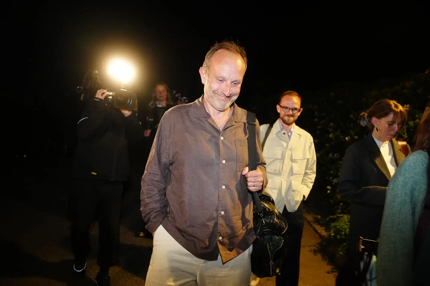 De Radikales politiske leder, Martin Lidegaard, forlader forhandlingerne på Marienborg torsdag. (Arkivfoto).