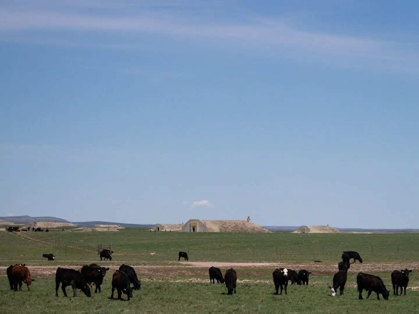 Bunkere ved Vivos xPoint i South Dakota.