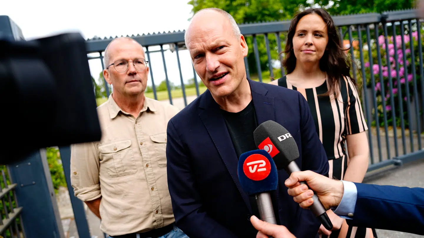 Regeringsforhandlinger på Marienborg i Kongens Lyngby lørdag 30. maj.