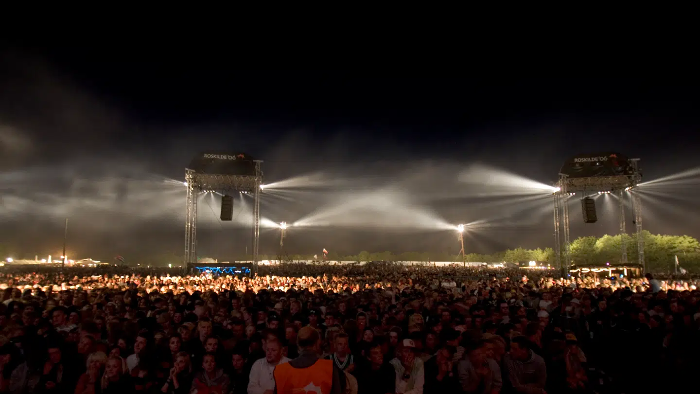 Kanye West på Roskilde Festival tilbage i 2006.