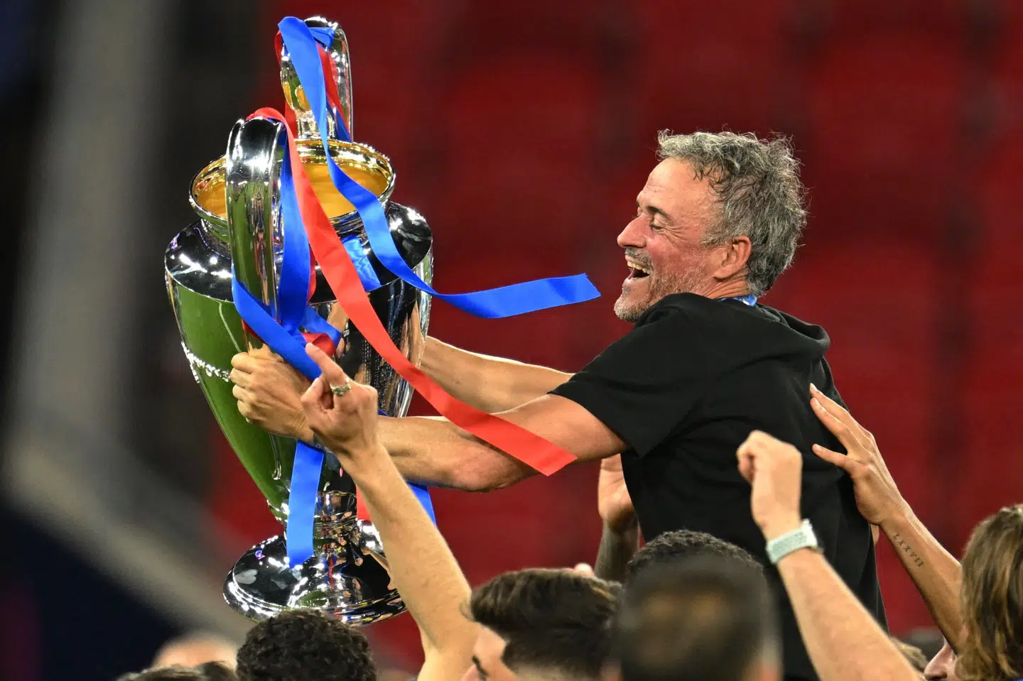 Kampen udviklede sig på den bedst mulige måde for Arsenal med et tidligt føringsmål, lyder det fra Luis Enrique, der glæder sig over, at PSG løste opgaven.