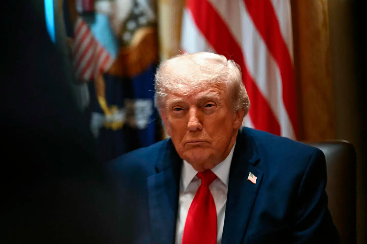 Den amerikanske præsident, Donald Trump, ses her under et møde i Det Hvide Hus den 27. maj.