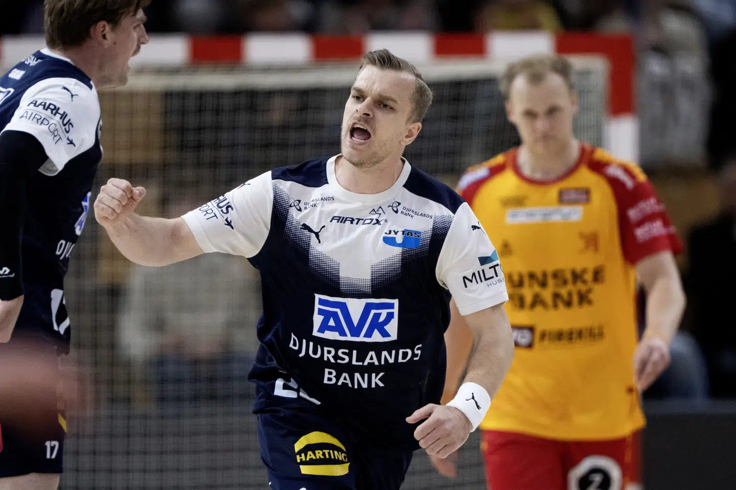 Med 169 mål er Johan Hansen delt nummer 11 på topscorerlisten i herrernes håndboldliga. (Arkivfoto).