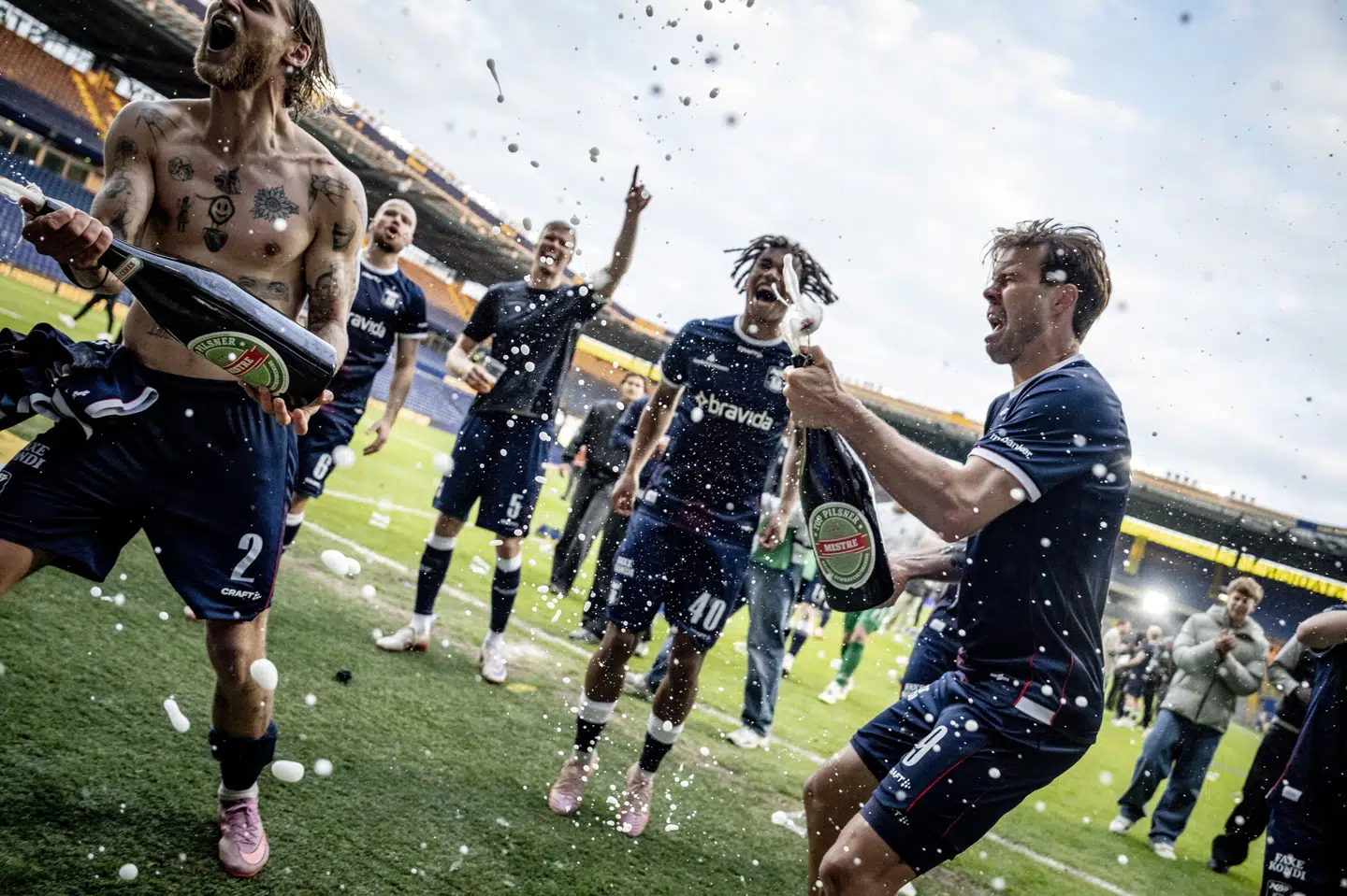 Patrick Mortensen nåede at bidrage med 265 kampe og 115 mål som AGF-spiller. (Arkivfoto).