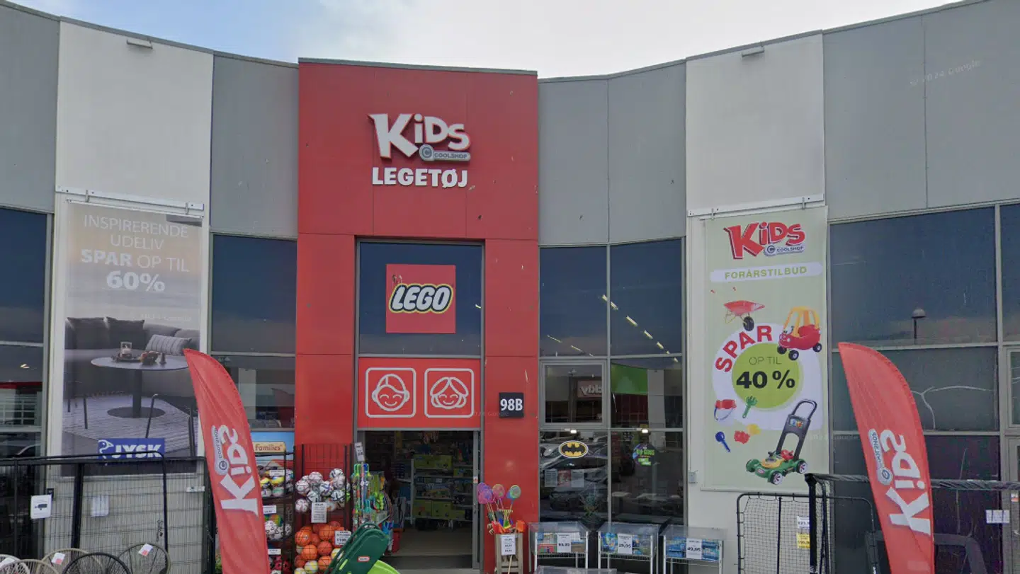 Kids Coolshop i Viby bøvler med indbrud.