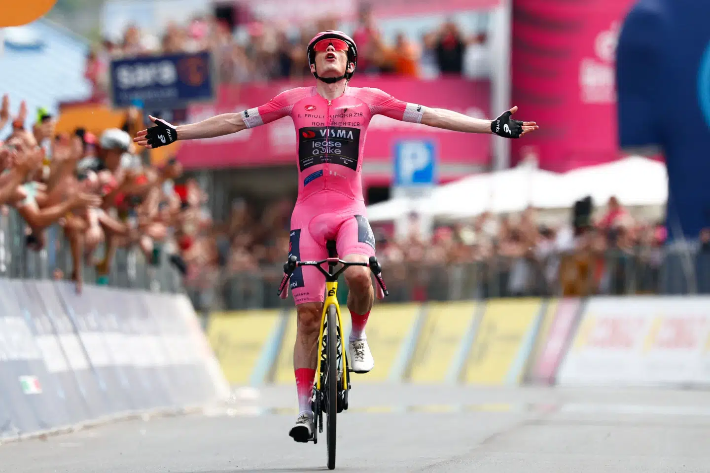 Jonas Vingegaard kan kalde sig den samlede vinder af årets Giro d'Italia.