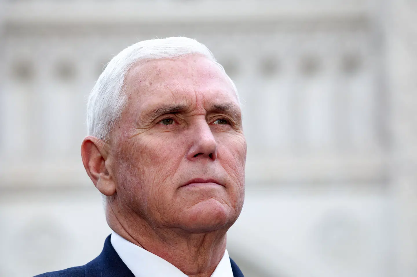 Mike Pence var vicepræsident i USA's præsident Donald Trumps administration fra 2017 til 2021. Han mener, at en fond til kompensation for folk, der overfaldt betjente 6. januar 2021, er en dårlig idé. (Arkivfoto).
