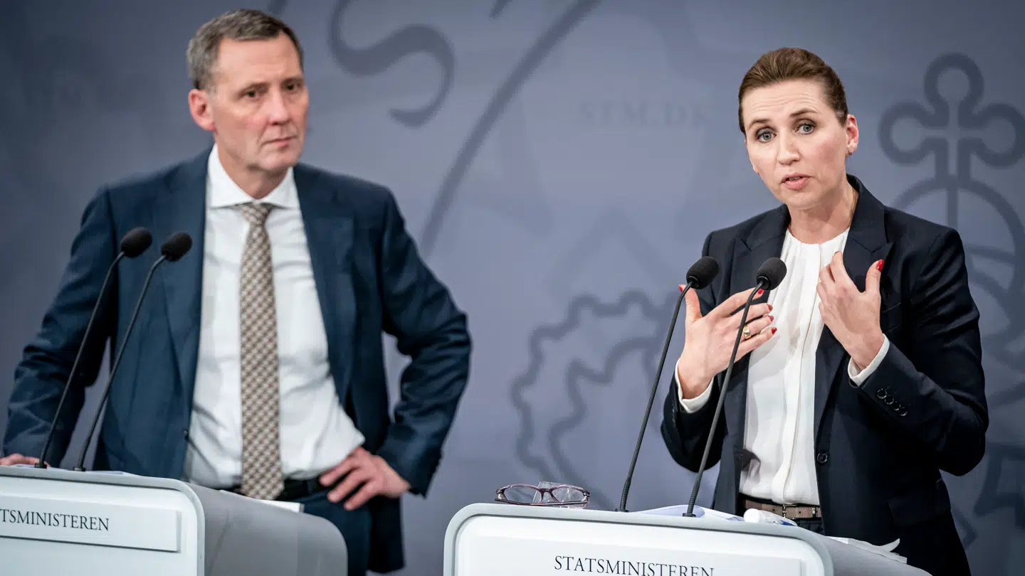 Statsminister Mette Frederiksen og tidligere socialdemokratisk justitsminister Nick Hækkerup. Han er i dag direktør i lobbyforeningen Dansk Bryggeriforening og medstifter af Foreningen Kampagnebureauet.