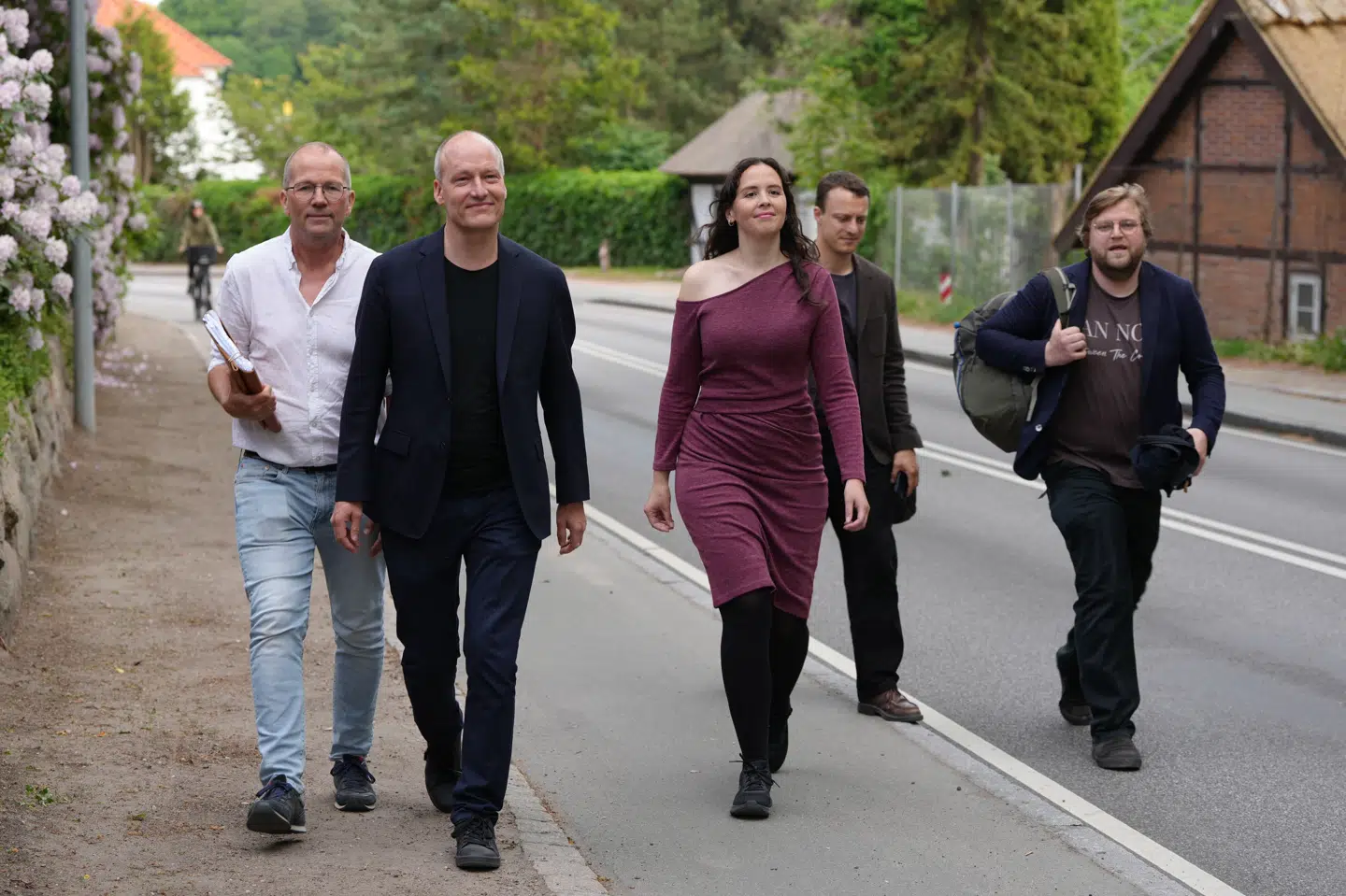 Enhedslistens forhandlingshold ankommer til Marienborg mandag aften.