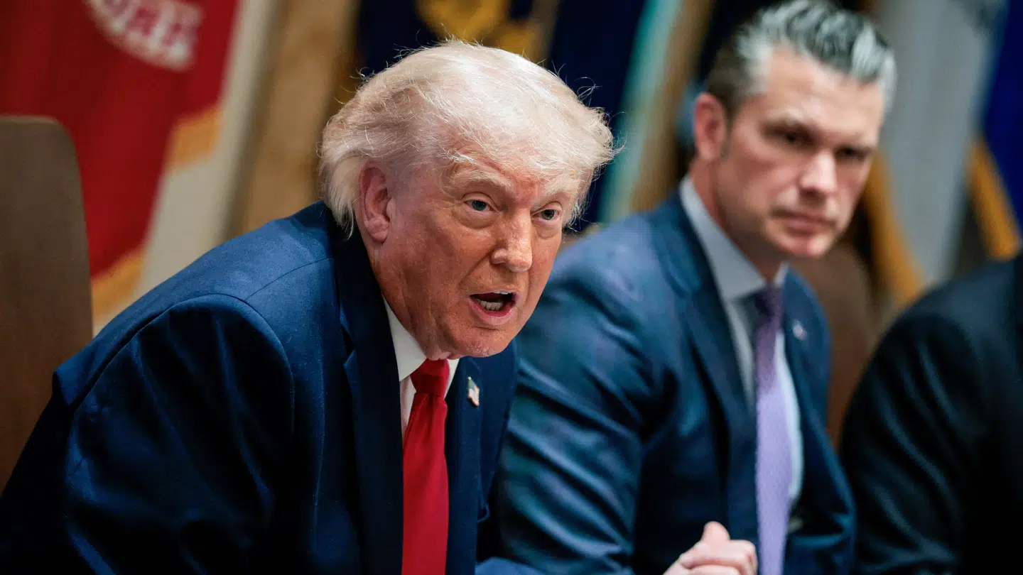 Donald Trump snakkede med store bogstaver, da han snakkede med Israels præsident mandag.