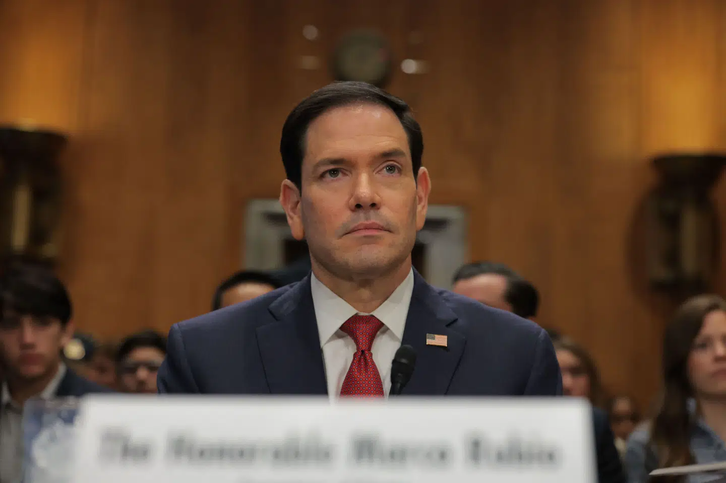 Marco Rubio svarede tirsdag på spørgsmål i Senatets udenrigsudvalg.