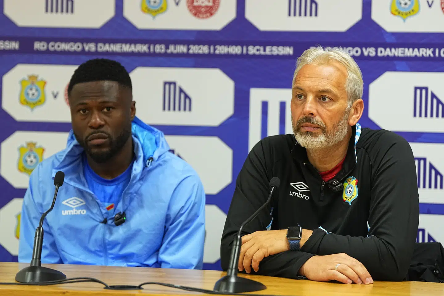 DR Congo holdt tirsdag pressemøde i Liège forud for kampen mod Danmark.