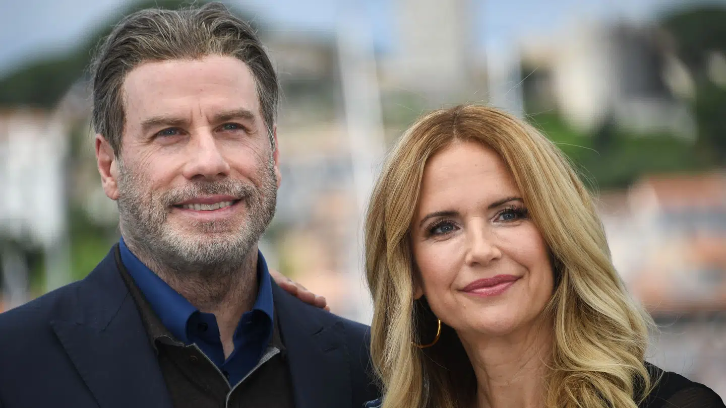 John Travolta fotograferet med hustruen Kelly Preston i 2018. To år senere døde hun af brystkræft.